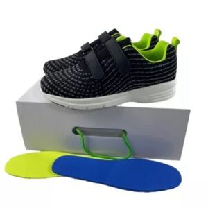 Dr. Leonard's Men's Casual Diabetic Sneaker Shoes Size 9 M & 11 M Athletic Black